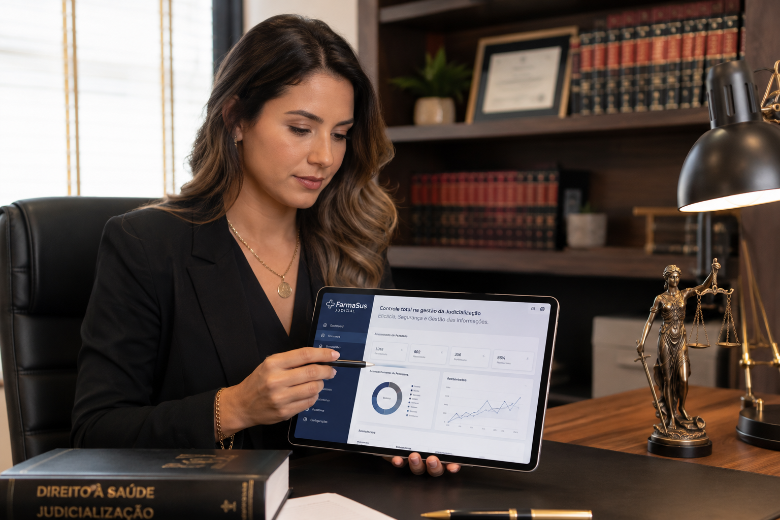 Gestão de judicialização no tablet